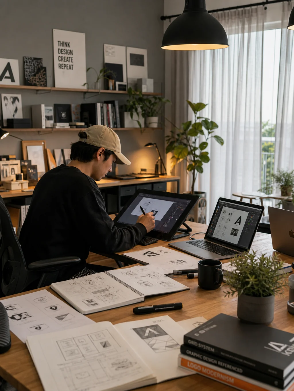 Gigyworks co-founders working together in their studio