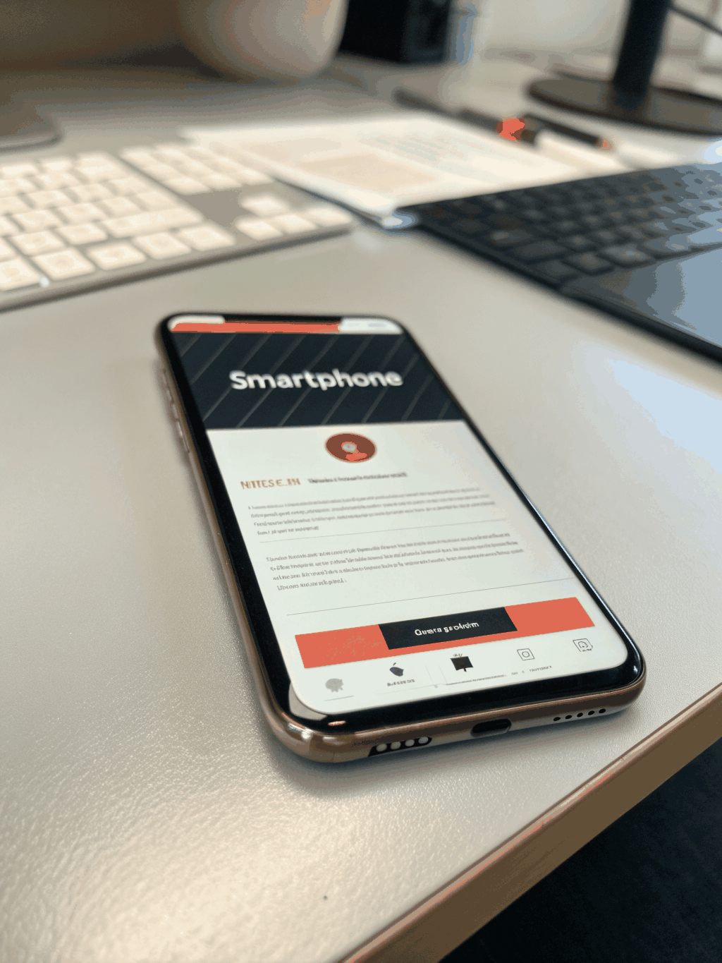 Mobile responsive view of Vanguard Contracting website